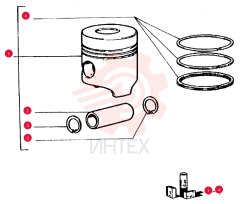 PISTON ASSY 1930742