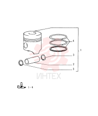 PISTON ASSY 1930742