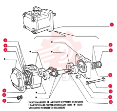 HYDRAULIC PUMP,136.17 CC