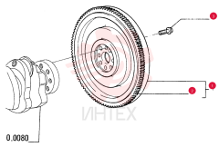 ENGINE FLYWHEEL 61316623