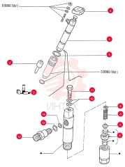 INJECTOR NOZZLE HOLDER 61317919