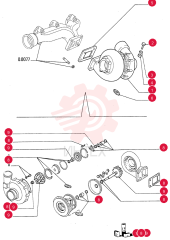TURBOCHARGER 61315685