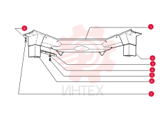 PLASTIC PLATE 71103241