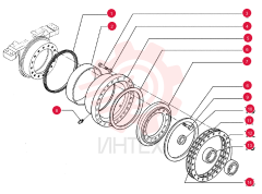 GASKET,315mm ID x 331mm OD x 7.5mm Thk