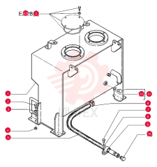 TANK, HYDRAULIC OIL 75324860