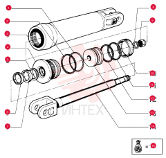 O-RING,0.139" Thk x 3.734" ID, -240, Cl 6, 90 Duro