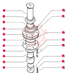 PIN,66.72mm OD x 180mm L 75213817 (2)