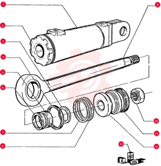 ENGINE CYLINDER LINER,425.5 mm Length