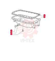 ENGINE OIL PAN 87840431