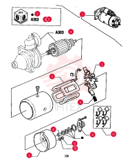 STARTER MOTOR,12V, 3.1kW 82005342 (3)