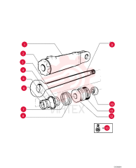 ENGINE CYLINDER LINER,425.5 mm Length