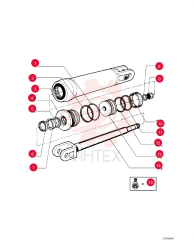 O-RING,0.139" Thk x 3.734" ID, -240, Cl 6, 90 Duro