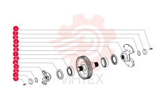 BOLT,Hex, M8 x 25mm
