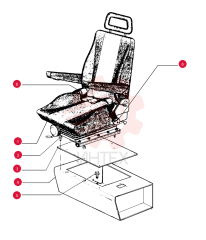 DRIVER SEAT 75251625