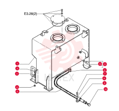 TANK, HYDRAULIC OIL 75324860
