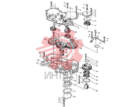 Узел передачи зубчатого колеса газораспределения 40K2091 (F) 000