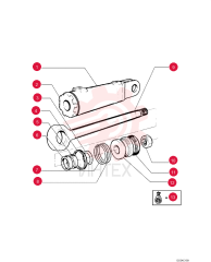 ENGINE CYLINDER LINER,425.5 mm Length