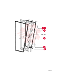 CAB GLASS ASSY 75311300