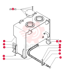 TANK, HYDRAULIC OIL 75324860
