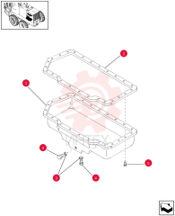 ENGINE OIL PAN 87840431