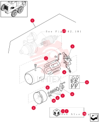 STARTER MOTOR,12V, 3.1kW 82005342 (2)