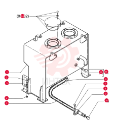 TANK, HYDRAULIC OIL 75324860