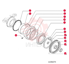GASKET,315mm ID x 331mm OD x 7.5mm Thk 75326525 (1)