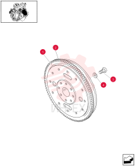 ENGINE FLYWHEEL 76193419