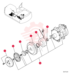 COMPRESSOR,W/ Pulley YX91V00001F1