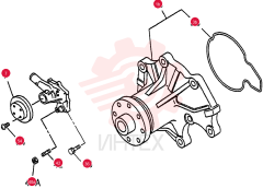 WATER PUMP AND CORROSION RESISTOR 0-30A