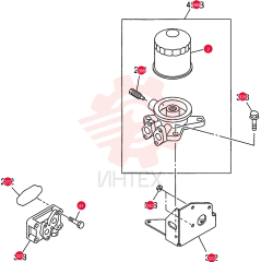 OIL COOLER AND OIL FILTER 0-50A