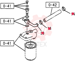 FUEL PIPING; CHASSIS 1-41A
