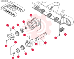 ROLLER ASSY, TRACK YT64D00005F1
