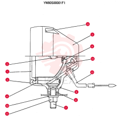 LIGHT ASSY. YW80S00001F1