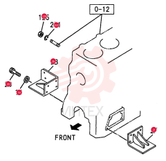 ENGINE MOUNTING 0-22C