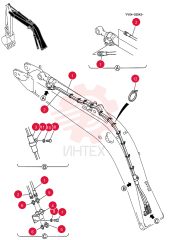 HYD LINES, BOOM 4.26M