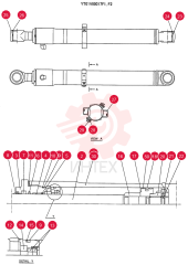 HYDRAULIC CYLINDER YT01V00017F1 (2)