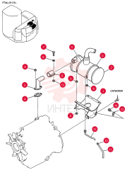 MUFFLER ASSY YT12P00008F1