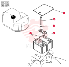 BATTERY INSTALATION YT72E00001F1