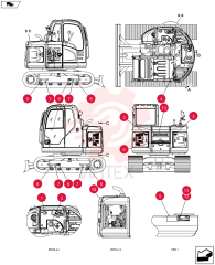 Схема (E70BSR) - COMPACT CRAWLER EXCAVATOR ASN YT06-18001 YT22T00140F1