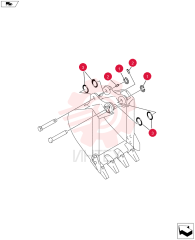 Схема (E80BMSR) - COMPACT CRAWLER EXCAVATOR ASN LF06-04501 (NBTA18037) YR61B00005F1