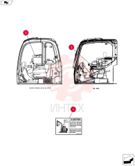 Схема (E80BMSR) - COMPACT CRAWLER EXCAVATOR ASN LF06-04501 (NBTA18037) YF22T00052F6