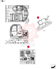 Схема (E80BMSR) - COMPACT CRAWLER EXCAVATOR ASN LF06-04501 (NBTA18037) YT22T00137F7