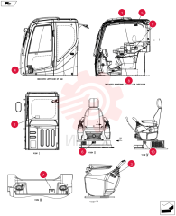 Схема (E80BMSR) - COMPACT CRAWLER EXCAVATOR ASN LF06-04501 (NBTA18037) YT22T00154F1 (2)