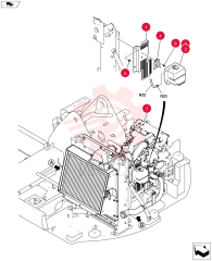 Схема (E80BMSR) - COMPACT CRAWLER EXCAVATOR ASN LF06-04501 (NBTA18037) YT05P00018F1