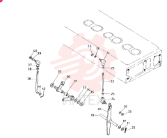 SHAFT, ENG.STOP LEVER (-82-7)
