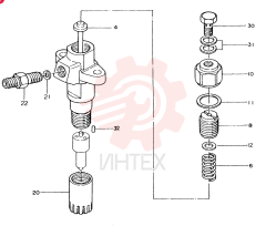 HOLDER ASM, NOZZLE VI5153300190