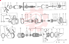 STARTER ASM,  24V-4.5KW