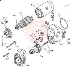 STARTER ASM ,12V-2.2KW VI8941337583