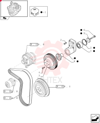 SCREW,Hex Flg, M10 x 1.5 x 20